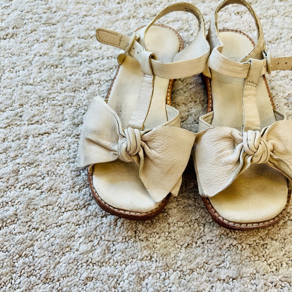 Zara sandals size 12 1/2 leather - Picture 3 of 5